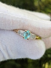 9ct Yellow Gold Paraiba