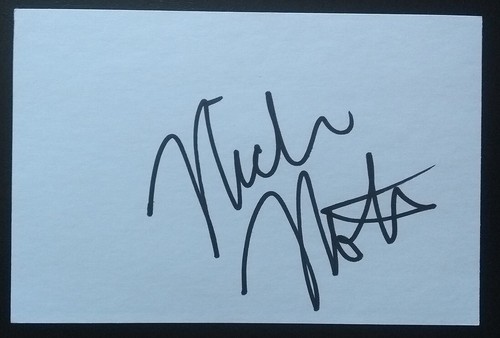 Actor nick nolte hand signed - nolte-, hand-signed