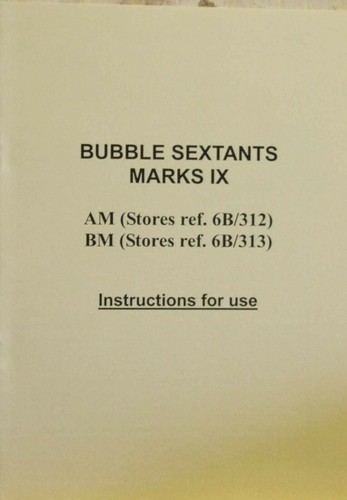 Bubble sextant am bm - bubble, mk