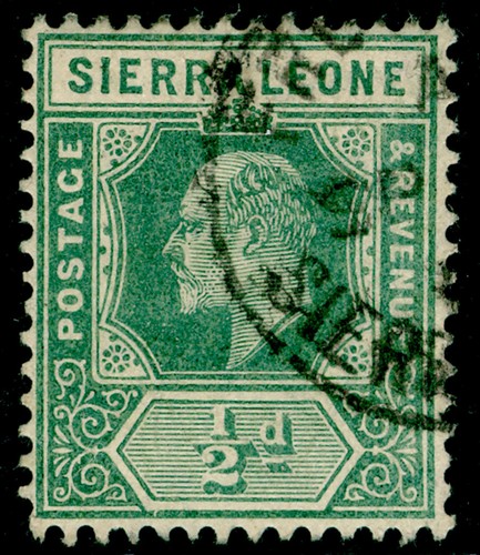 Sierra leone sg99 d - sierra, ½d