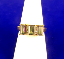 9ct Gold MYSTIC TOPAZ TRILOGY