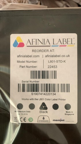 Afinia label l801 colour - l801,