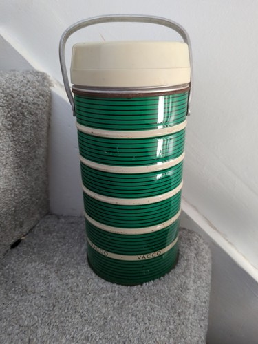 Vintage vacco thermos flask - vintage,