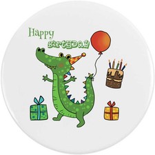 'Happy Birthday Croc' Button