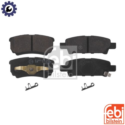 Brake pad set disc - brake, 16774