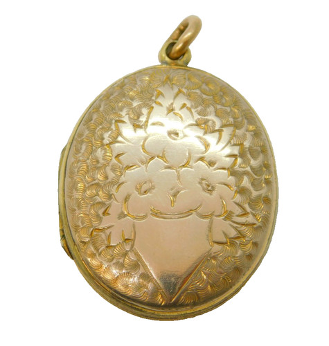 Victorian gold plated floral - victorian,