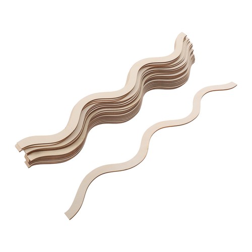 20pcs scalloped wood trim - scalloped,
