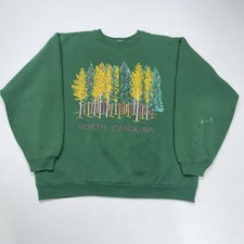 Vtg Hanes Mens Crewneck L