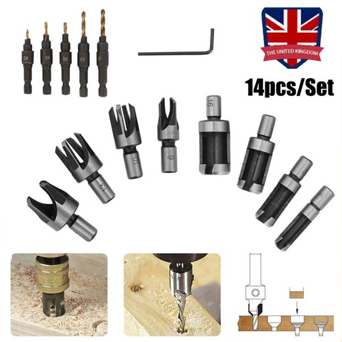 New 14pcs set - pack, countersink