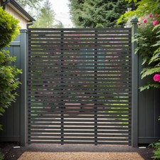 6ft wooden double driveway - 6ft,