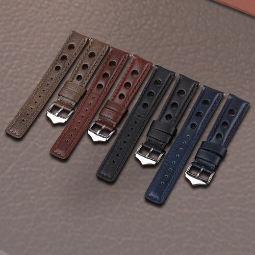 Mens genuine leather watch - leather,