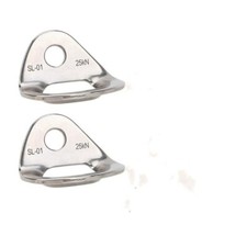 2pcs 10mm Stainless Steel Anchor Bolt Hanger Plate Rock Climbing Caving Equip