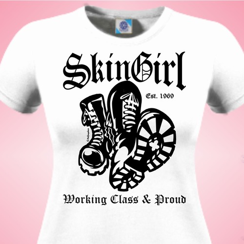 Skingirl working class proud - skingirl,