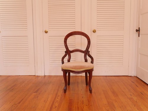 Antique victorian balloon back - victorian,