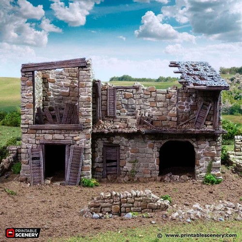 Ruined king stables medieval - ruined,
