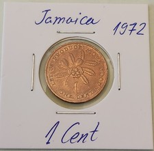 Jamaica coin, 1 Cent, 1972