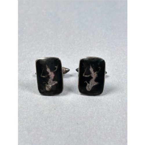 Siam sterling cufflinks mens - sterling,