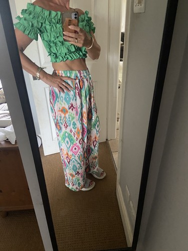 Wide leg trousers summer60s