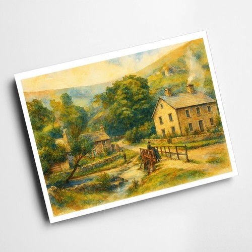 Print river wye - print, wye,