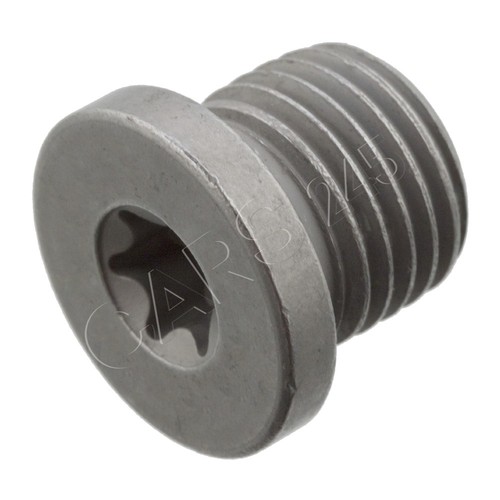Steel oil sump sealing - sump, plug