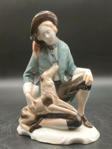 Rosenthal shepherd with dog - shepherd,