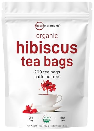 Organic hibiscus tea bags - organic,