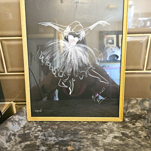Monick giberr signed ballerina - giberr,