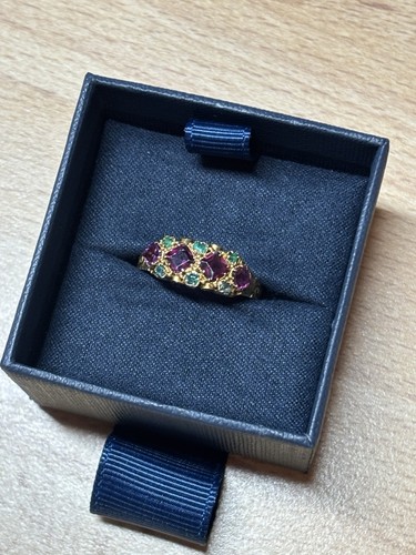 Garnet and tourmaline antique - and,