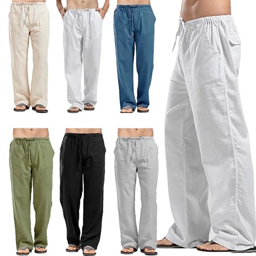 Mens cotton linen summer - cotton, beach