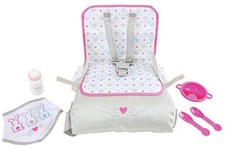 Brand New Chad Valley Tiny Treasures Travel Seat and Feeding Set - Baby Doll