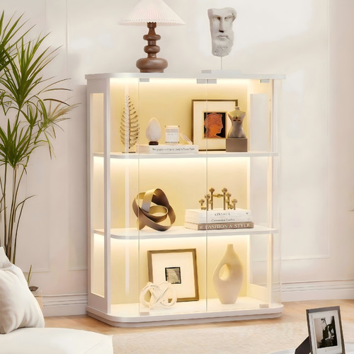 Tier rounded glass display - rounded,