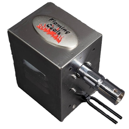 Flaming coals stainless - coals, steel