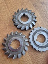 job lot 5 off Hss Horizontal Milling Cutters Used Condition, workshop clear out