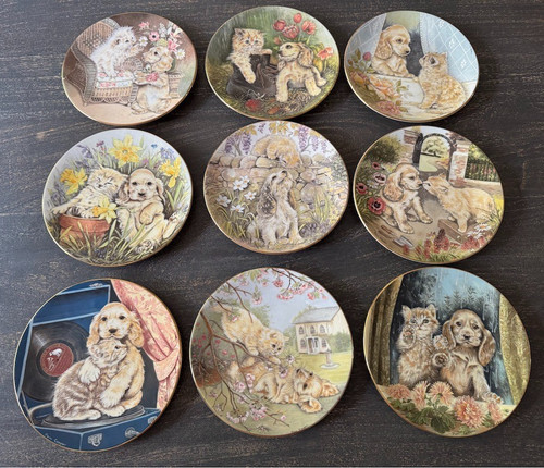 Vintage worcester plates - vintage, r