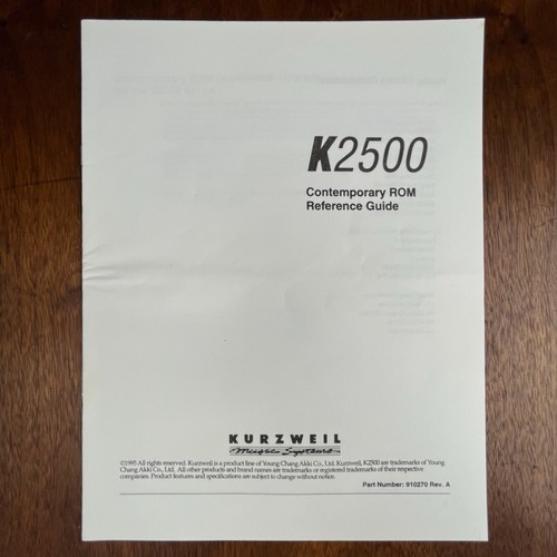 Vintage kurzweil k2500 - k2500, v2