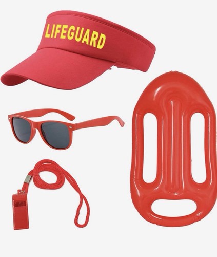 4pcs lifeguard fancy dress - fancy,