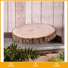 Rustic Wood Slice Cake Stand