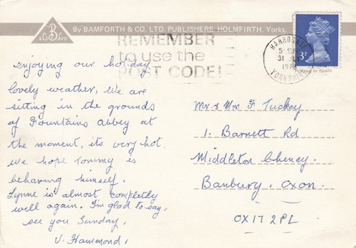 Postcard genealogy mrs - postcard, mr