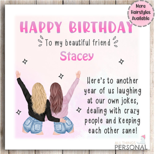 Funny best friend birthday - friend,