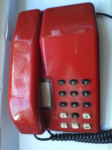 Vintage 80s old retro landline - old,