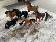 Vintage horse pony toys - all