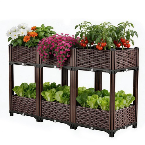 Pack raised garden bed - garden, with