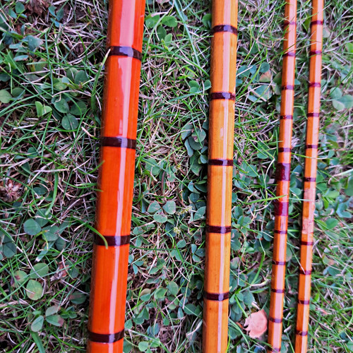 Vintage bamboo fly - fishing, rod