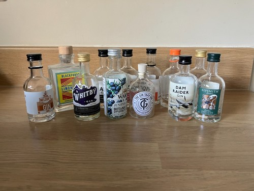 Job lot miniature gin - of,