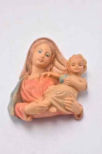 Vintage madonna child plaque - vintage,