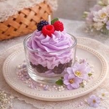 British pear Freesia cupcake