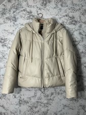 ZARA Faux Leather Hooded