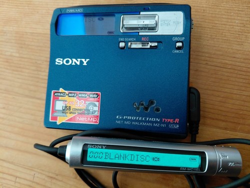 Sony minidisc walkman - mz-n1,