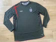 Vintage 2005 UMBRO ENGLAND Goalkeeper SHIRT (XXL)
