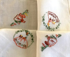 Vintage hand embroidered